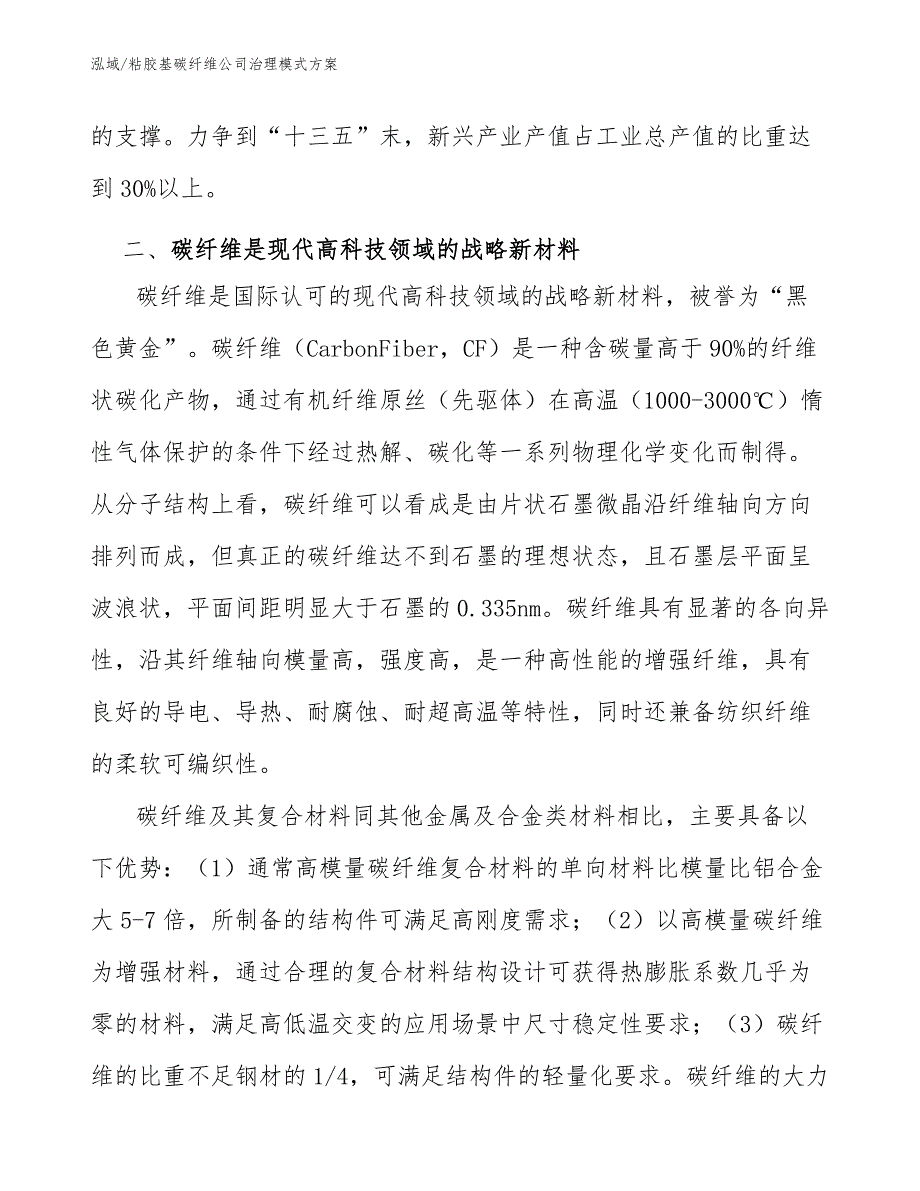 粘胶基碳纤维公司治理模式方案【范文】_第3页