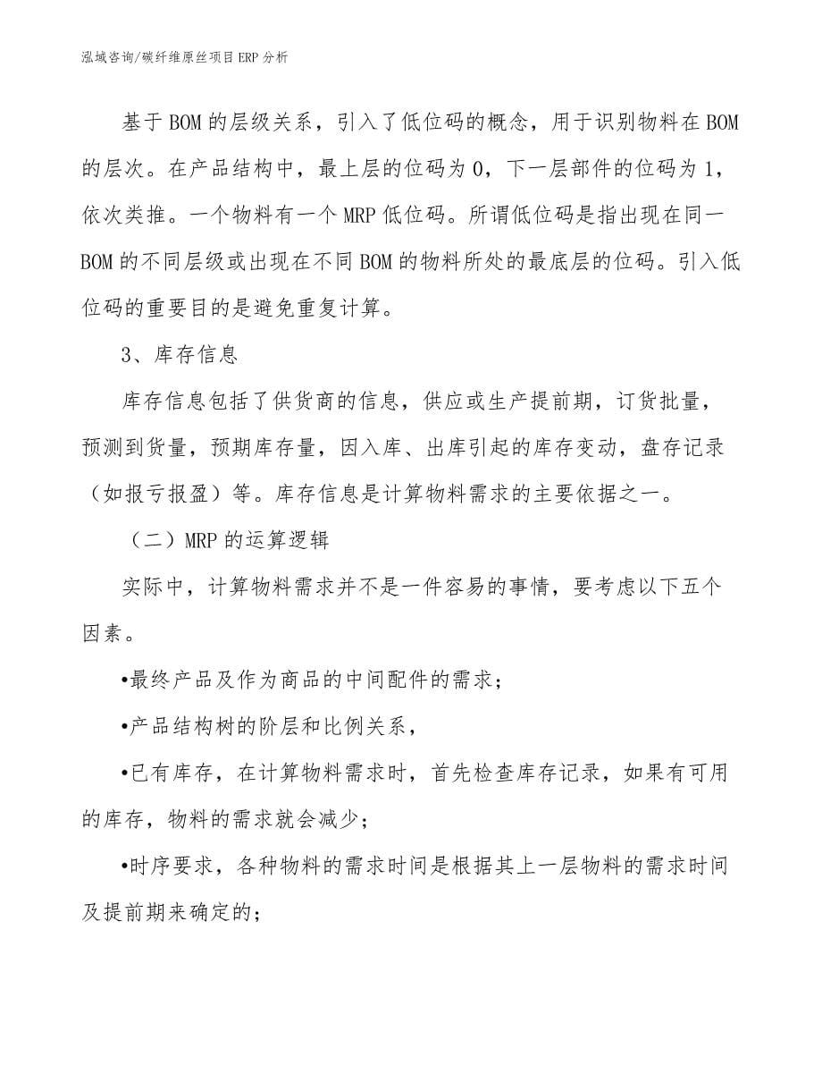 碳纤维原丝项目ERP分析_第5页