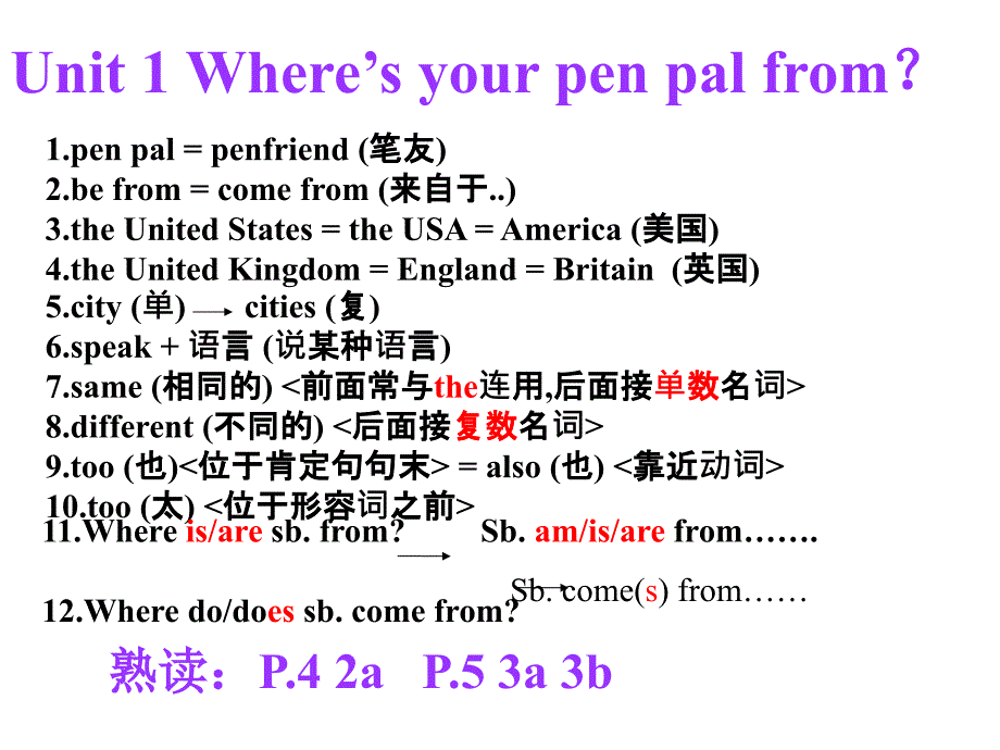 09年中考英语七年级下册知识梳理复习_第3页