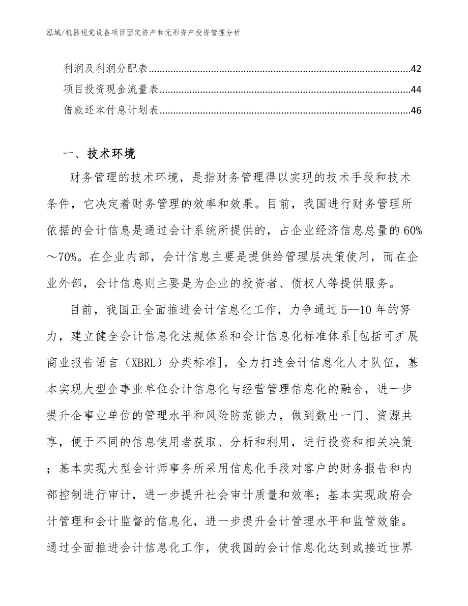 机器视觉设备项目固定资产和无形资产投资管理分析_第3页