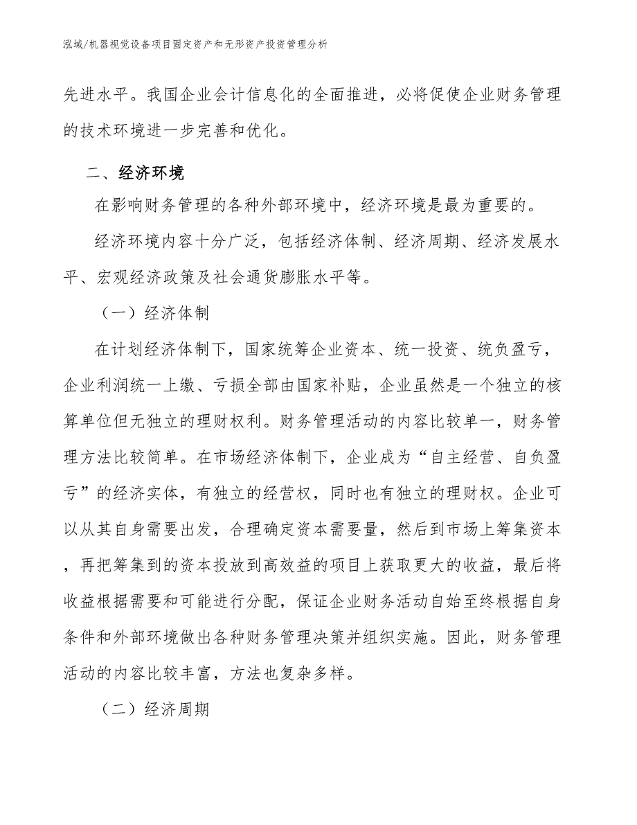 机器视觉设备项目固定资产和无形资产投资管理分析_第4页