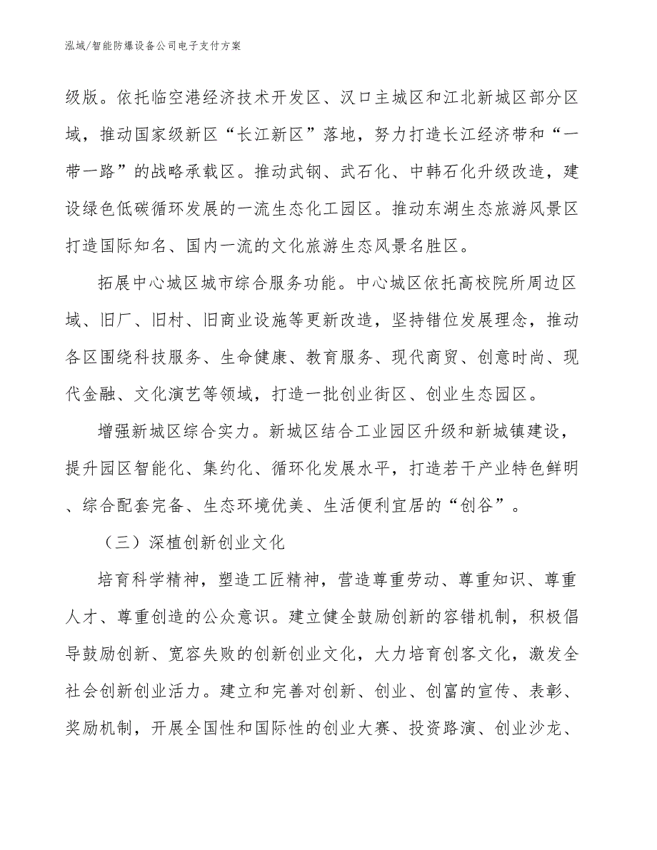 智能防爆设备公司电子支付方案【范文】_第3页