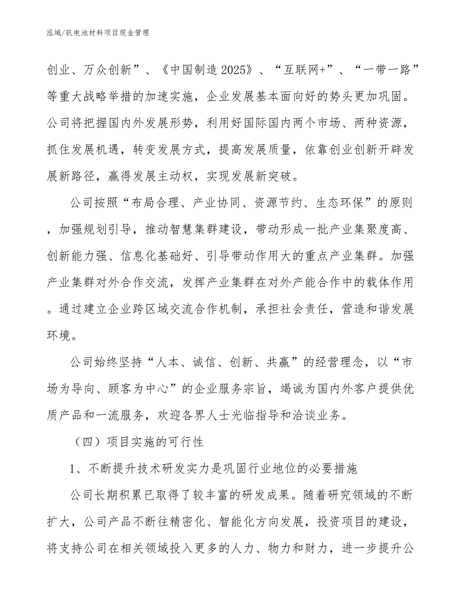 钒电池材料项目现金管理_第3页