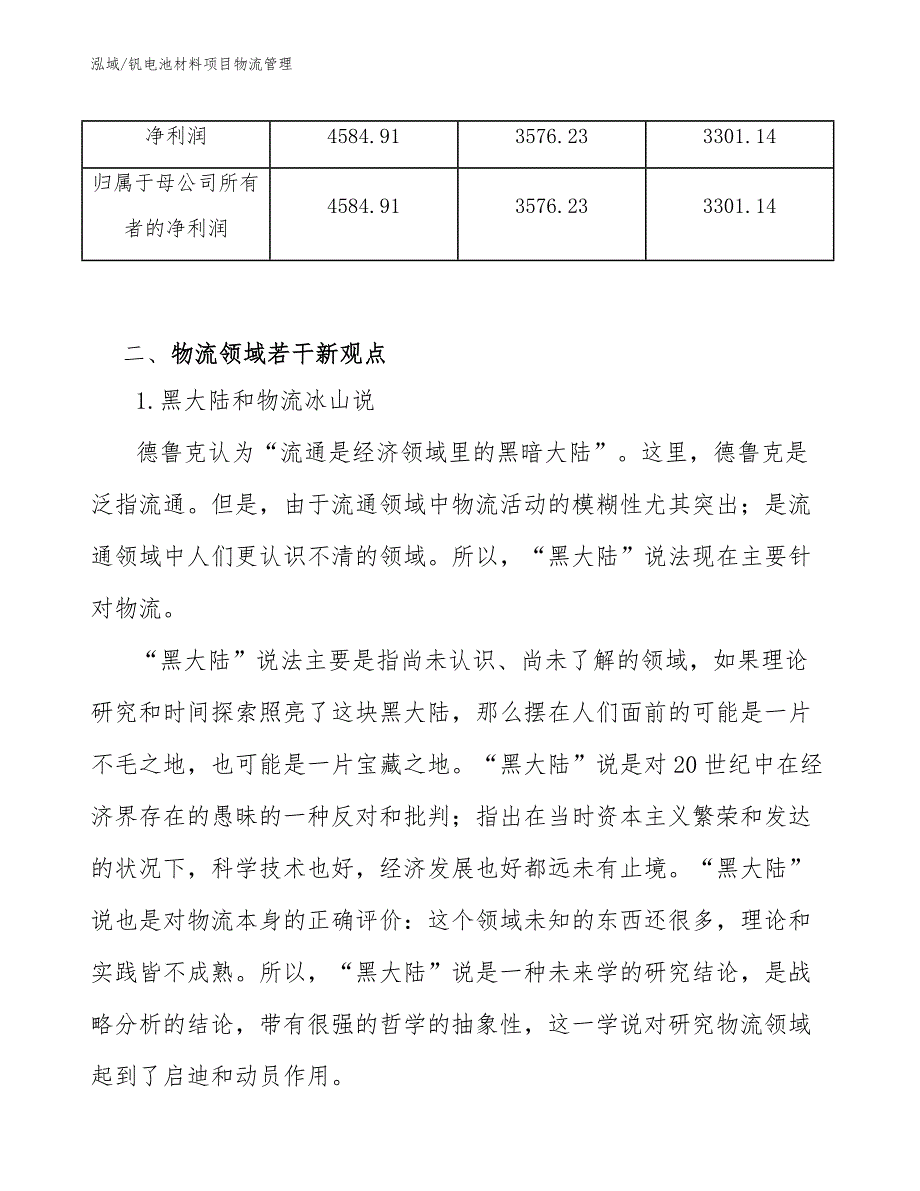 钒电池材料项目物流管理_范文_第4页