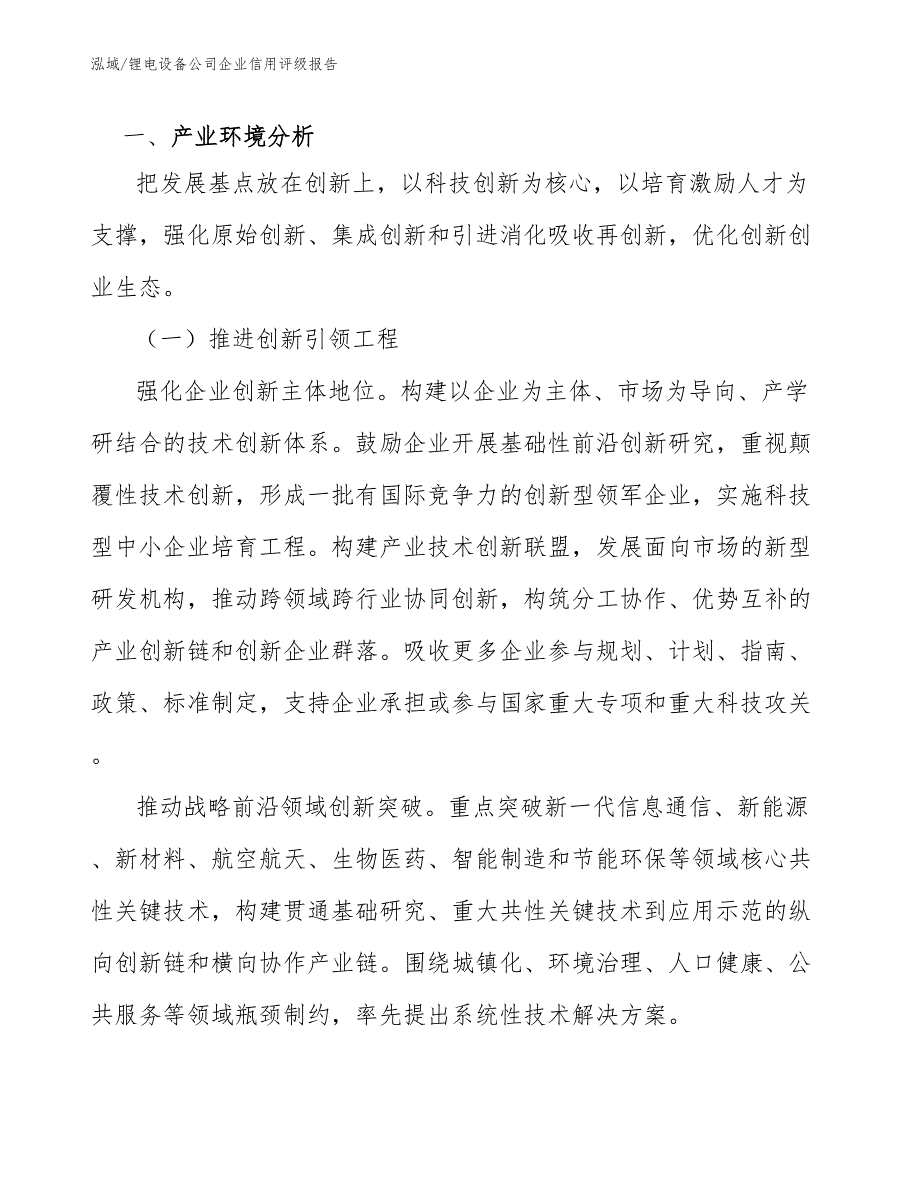 锂电设备公司企业信用评级报告（范文）_第2页