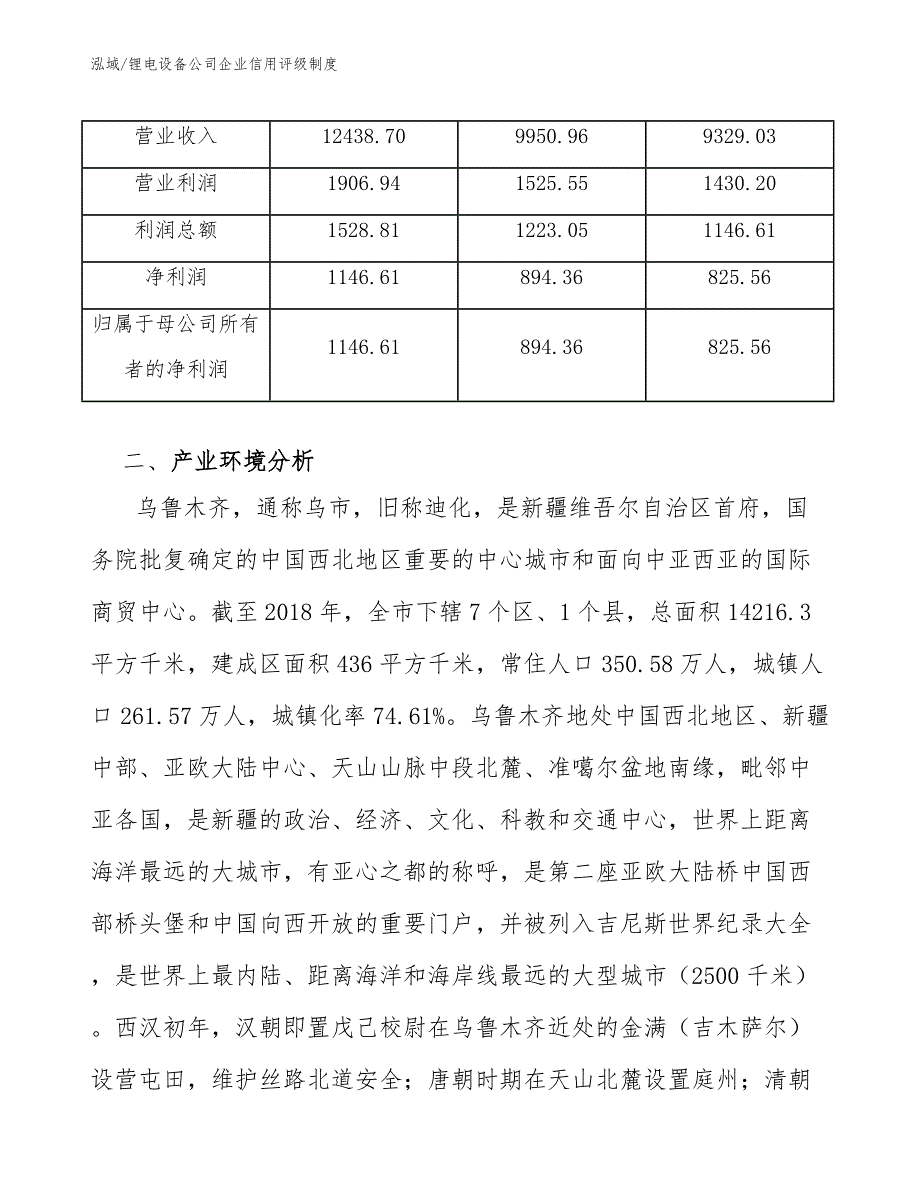 锂电设备公司企业信用评级制度_范文_第3页