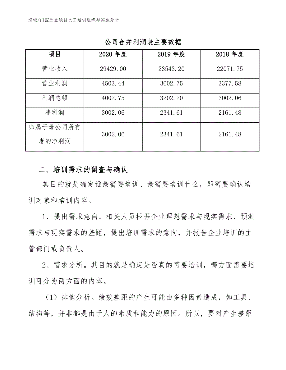 门控五金项目员工培训组织与实施分析_第4页