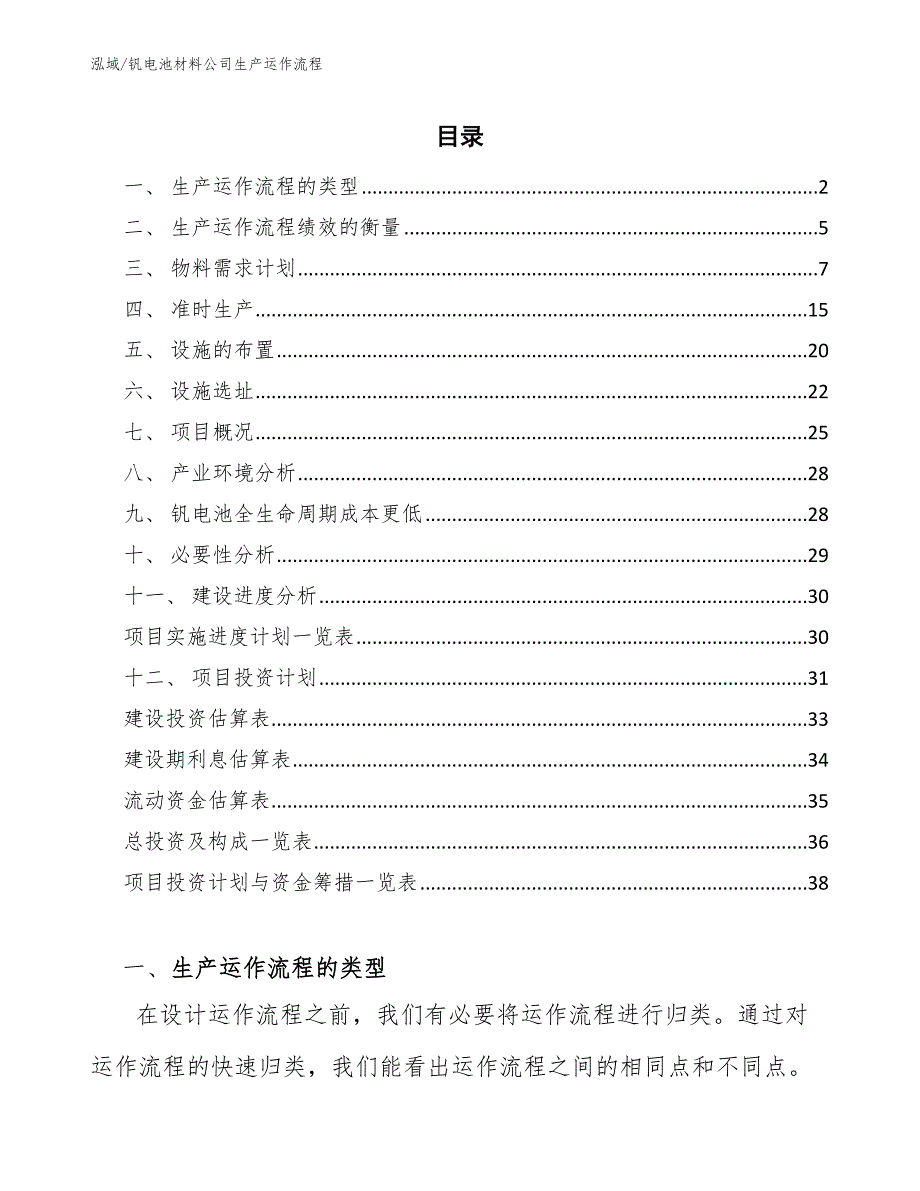 钒电池材料公司生产运作流程（参考）_第2页