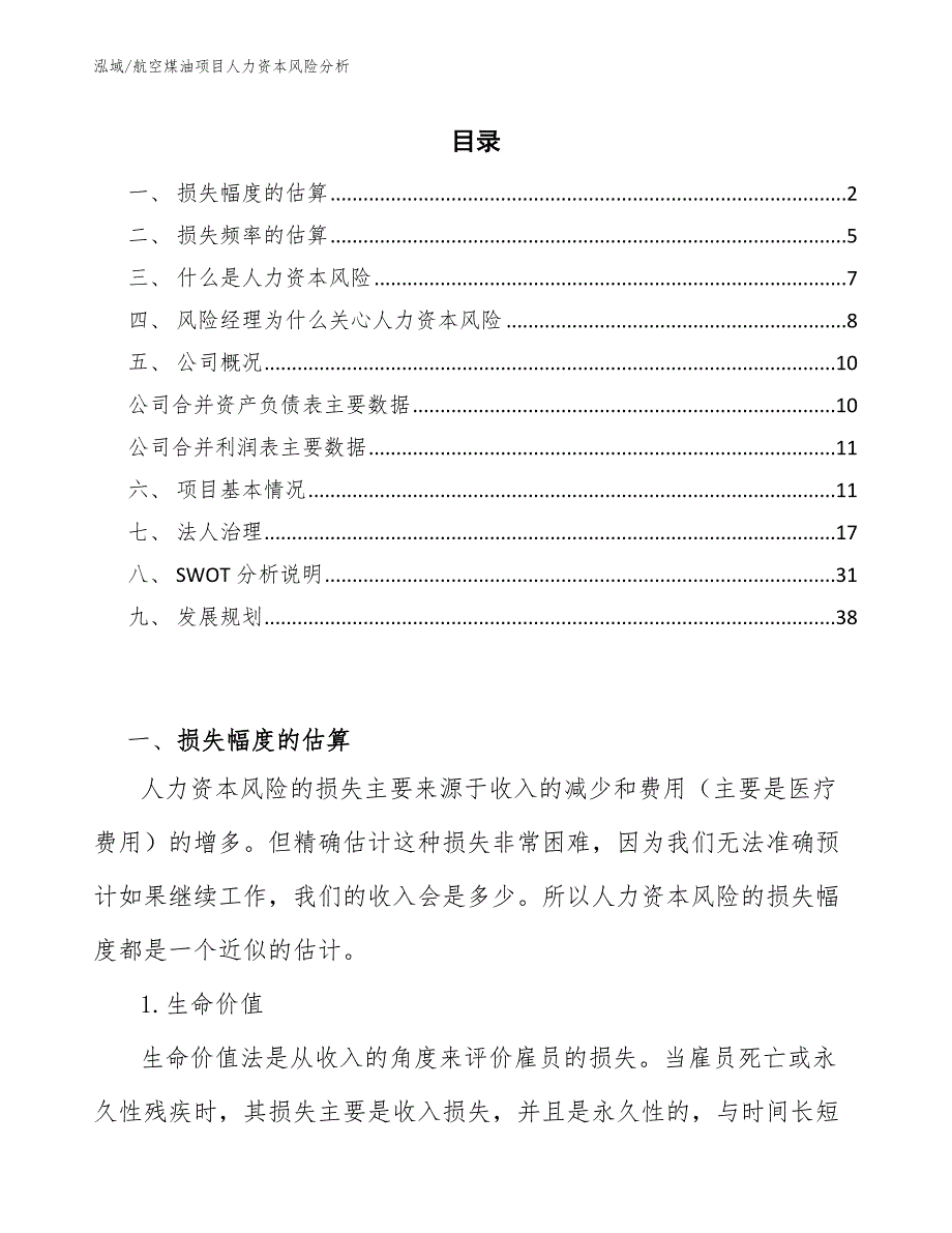 航空煤油项目人力资本风险分析_第2页