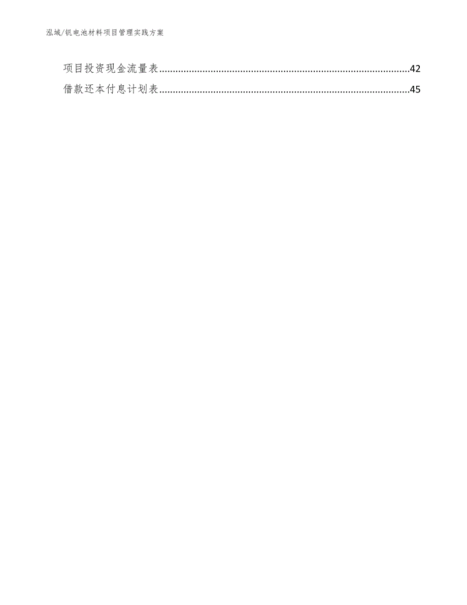 钒电池材料项目管理实践方案_第3页