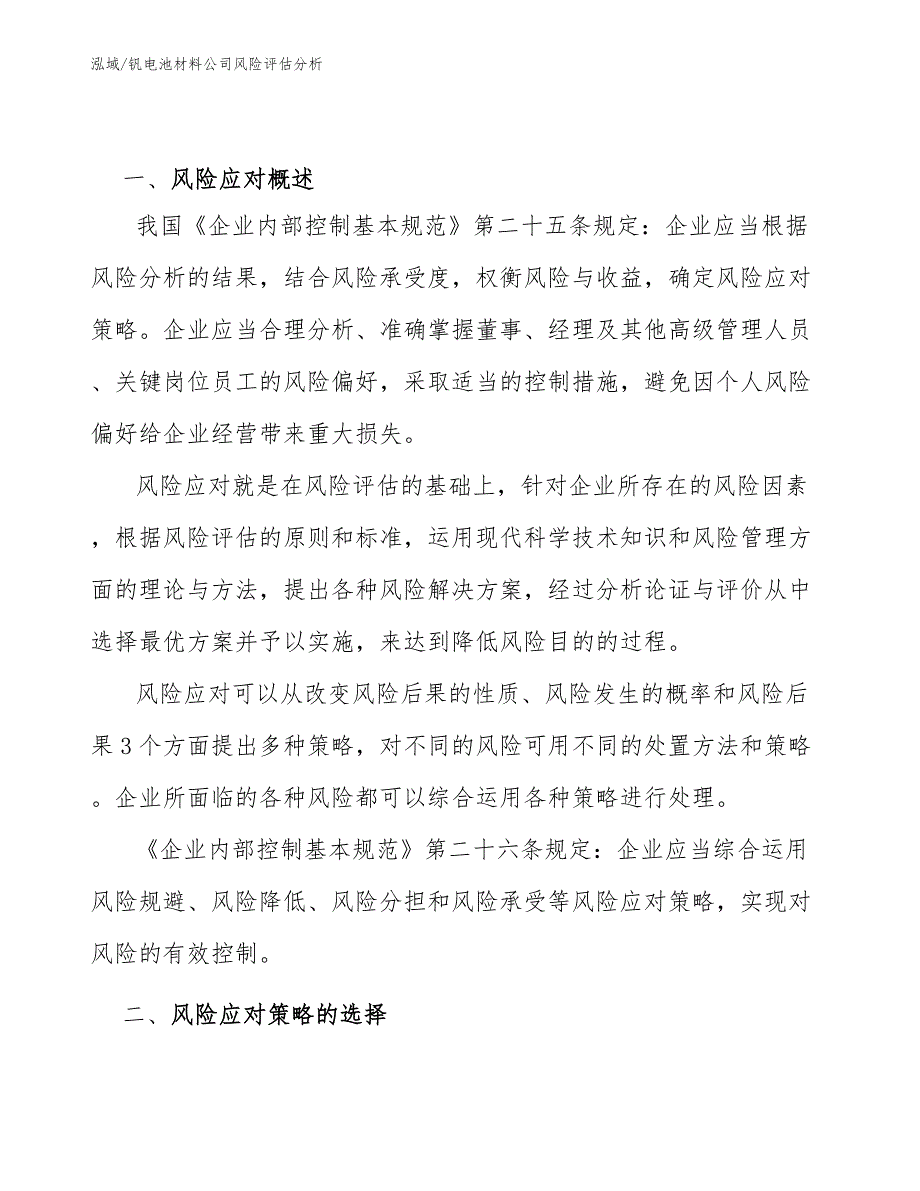 钒电池材料公司风险评估分析_第3页