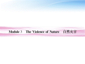 2022届高考英语 Module3 The Violence of Nature单元总复习8