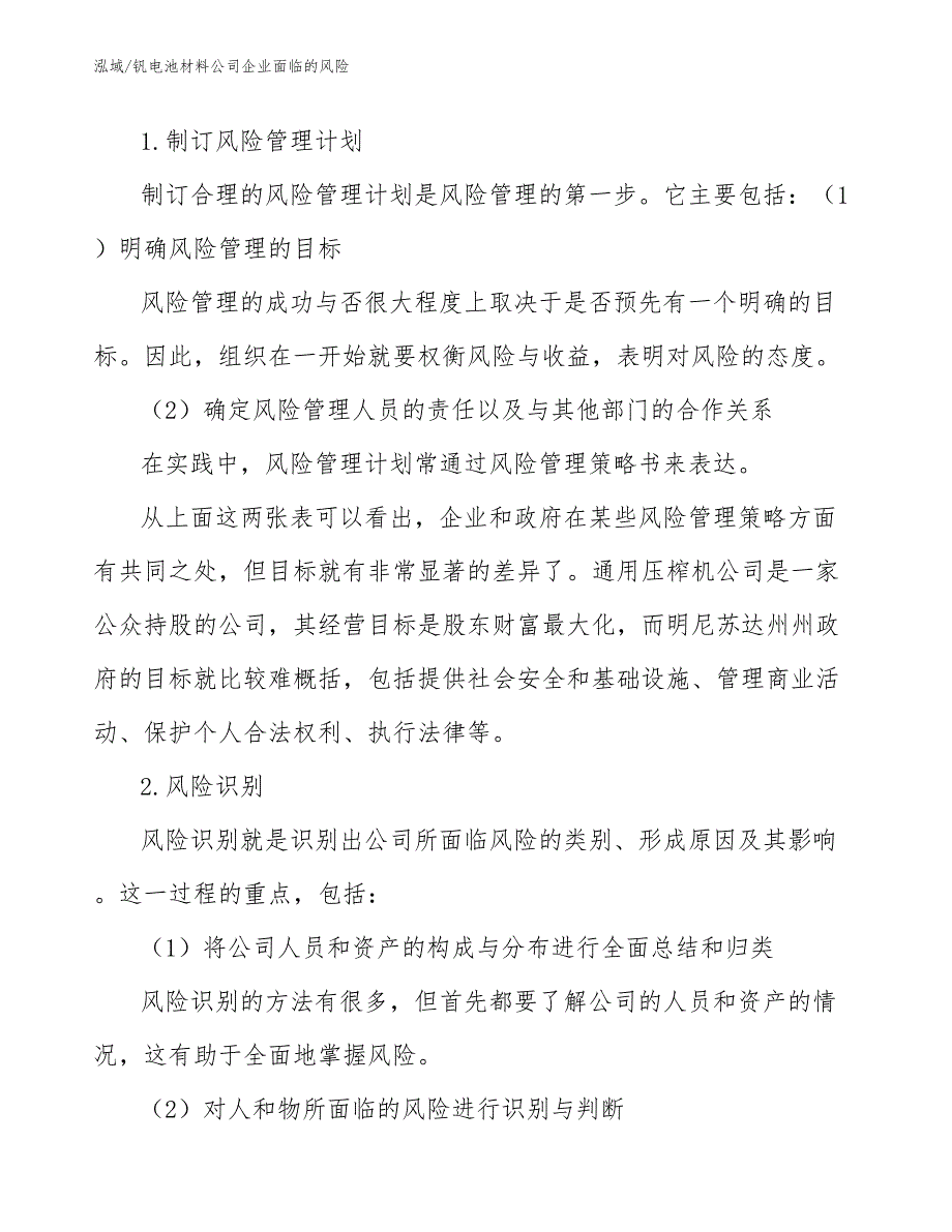 钒电池材料公司企业面临的风险【参考】_第3页