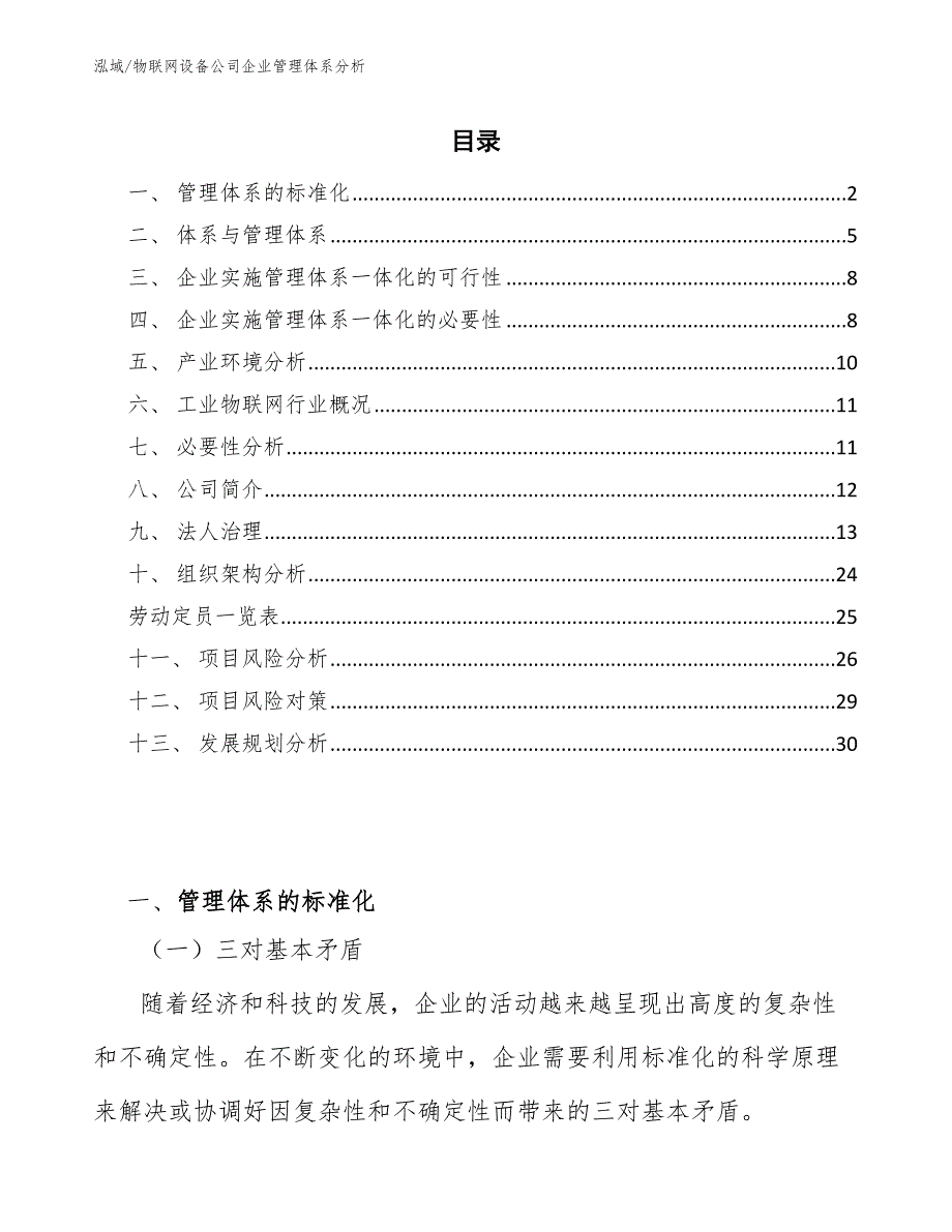 物联网设备公司企业管理体系分析_第2页