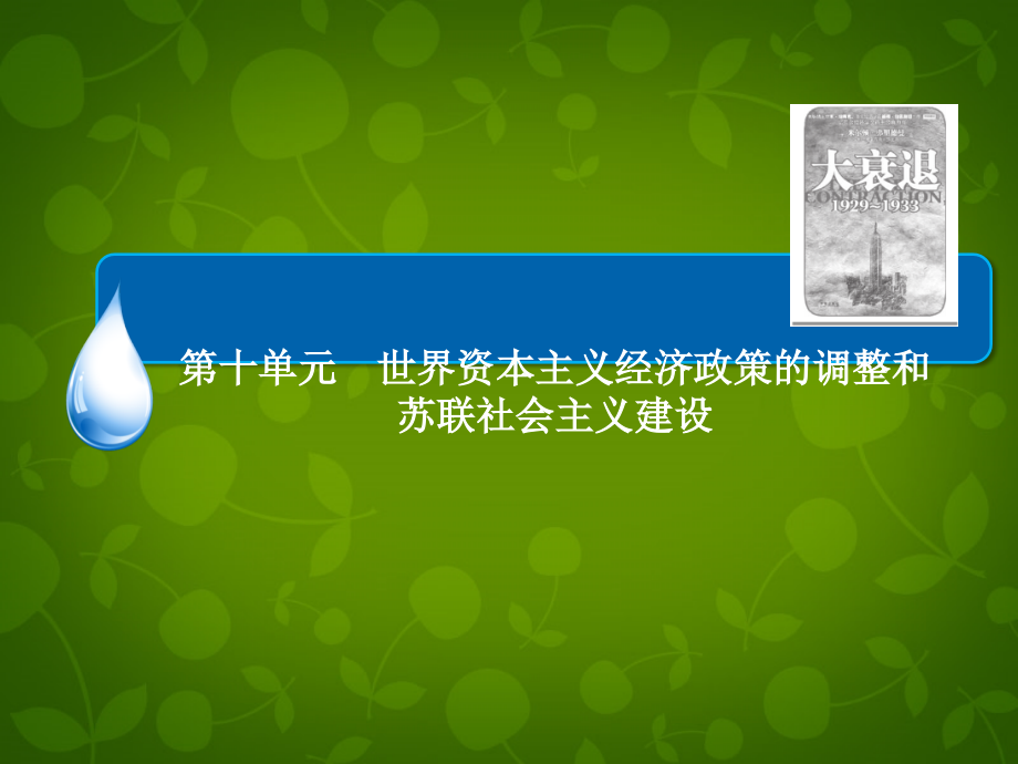 第10单元世界资本主义经济政策的调整课件课件_第2页