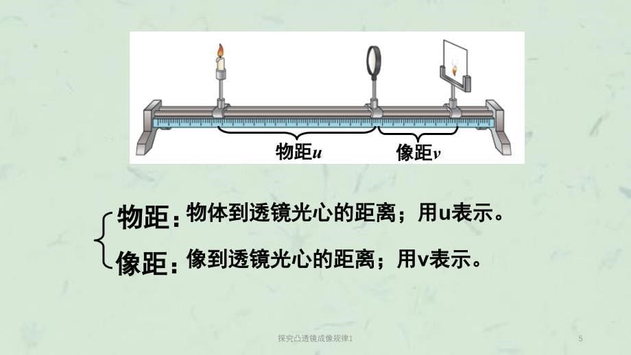 探究凸透镜成像规律1课件_第5页