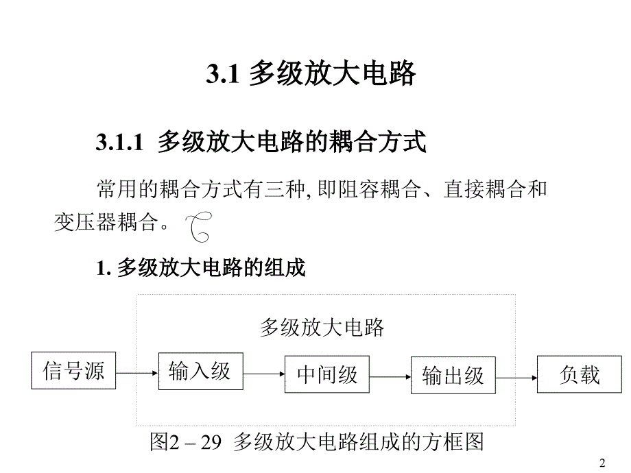 多级放大电路差动和功放采用课件_第2页