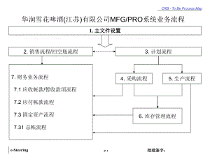 华润雪花啤酒公司业务流程管理(ppt 77页)