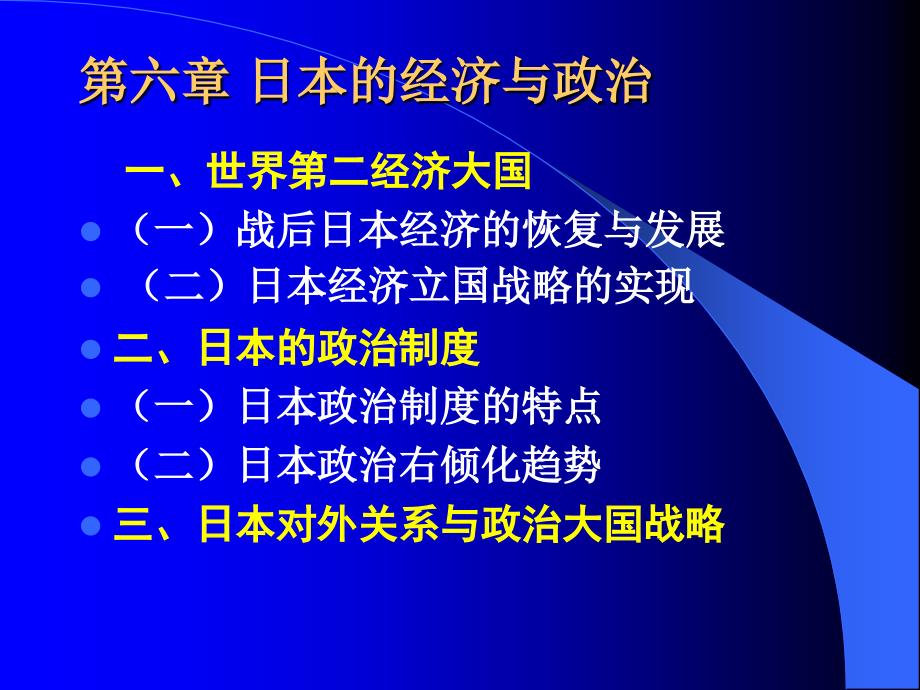 日本的经济与政治课件_第1页