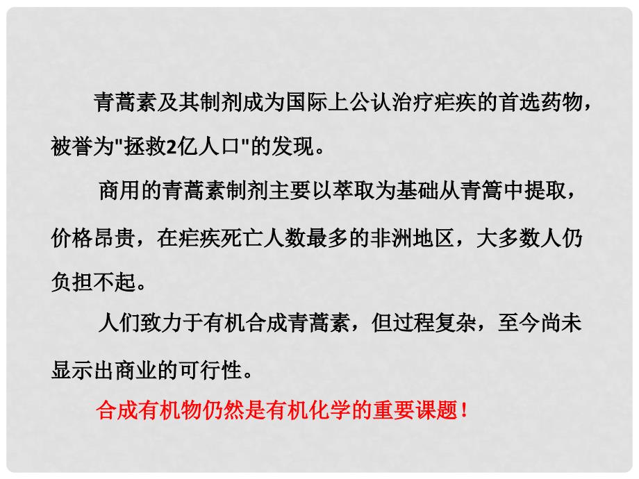 江苏省铜山县高中化学 专题3 有机化合物的获得与应用 3.3.1 简单有机物的合成（4）课件 苏教版必修2_第3页