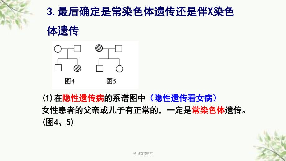 伴性遗传判断方法课件_第3页