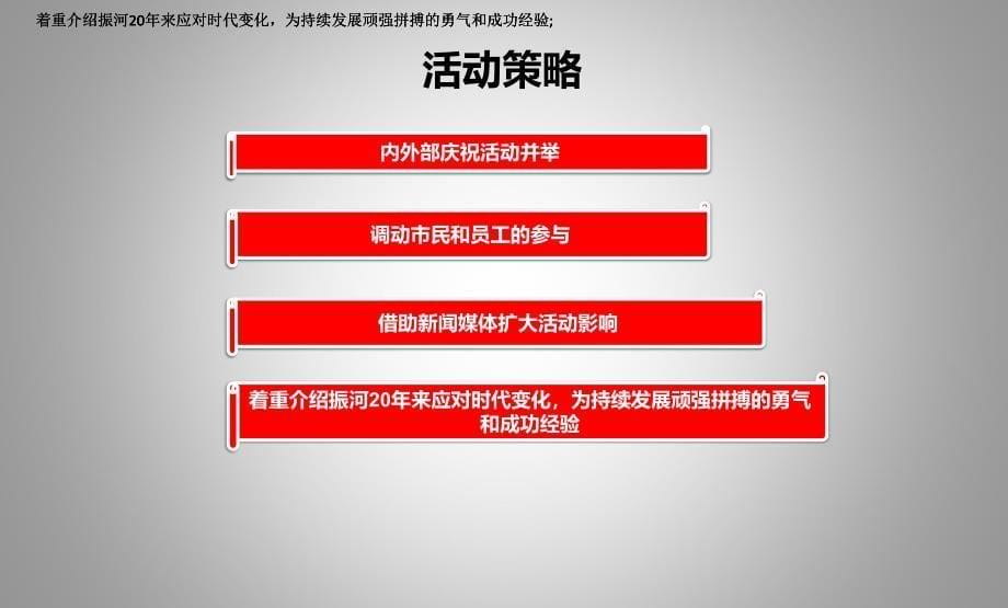 【领袖风范飞得更高】振河商业城20周年庆典活动策划方案_第5页