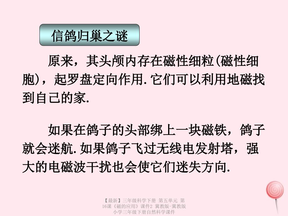 最新三年级科学下册第五单元第16课磁的应用课件2冀教版冀教版小学三年级下册自然科学课件_第3页