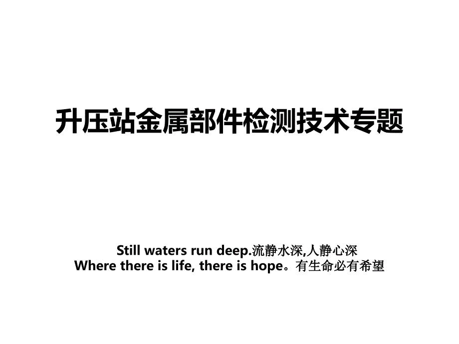 升压站金属部件检测技术专题_第1页