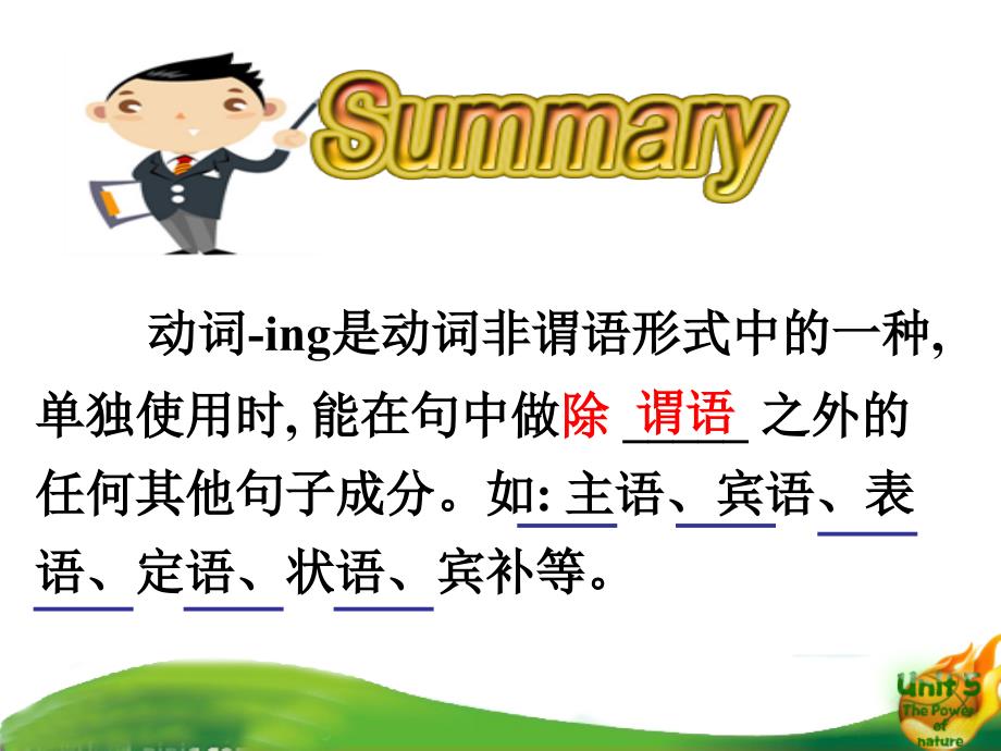 Grammar--复习动词ing_第4页