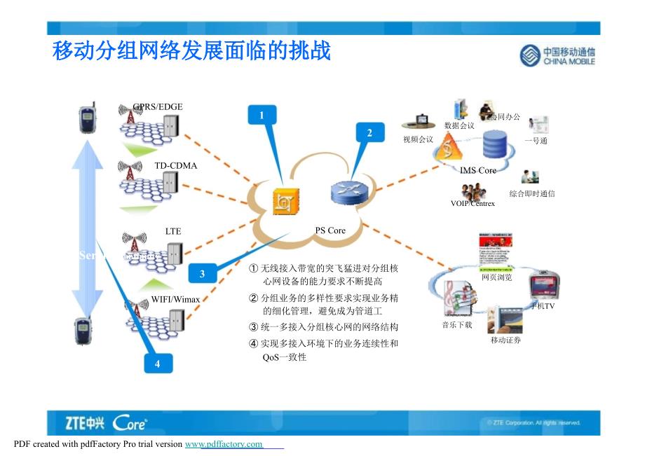 分组域统一核心网及其演进路线探讨中兴_第4页