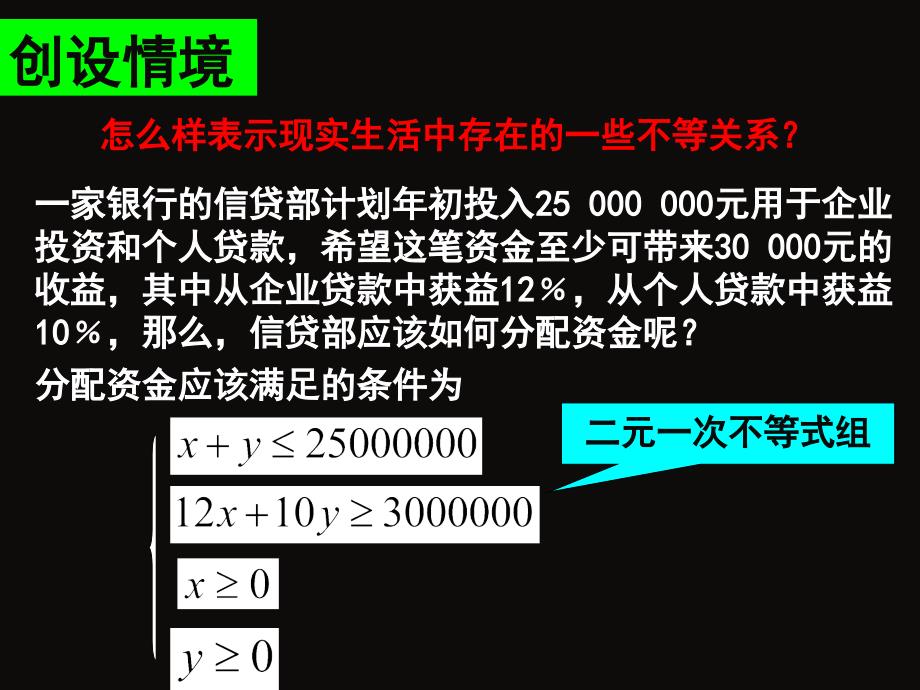 二元一次不等式与简单的线性规划问题_第3页