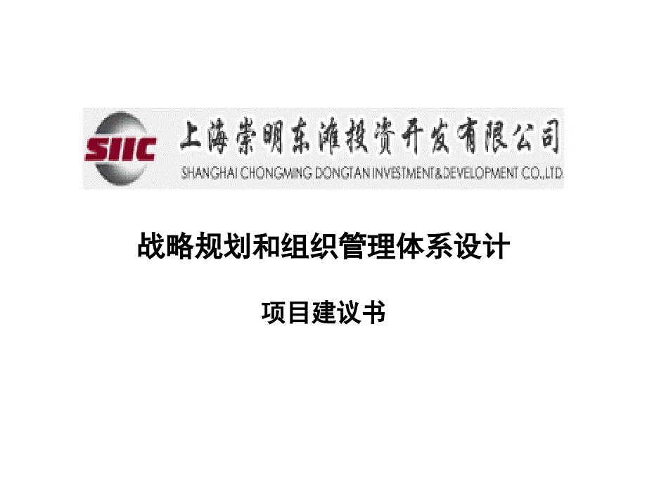 上海某投资公司项目建议书_第1页