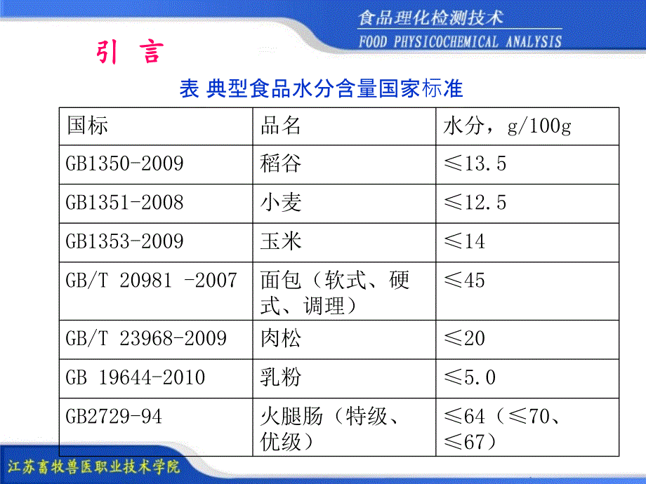 食品中水分的测定讲义_第3页