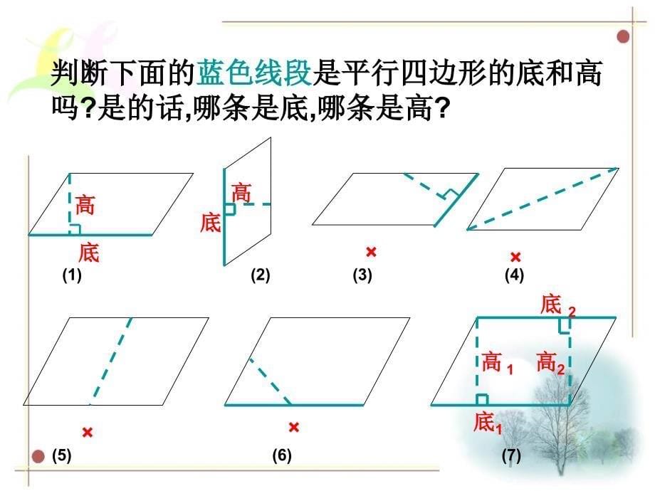 人教版四年级数学上册认识平行四边形PPT课件2_第5页