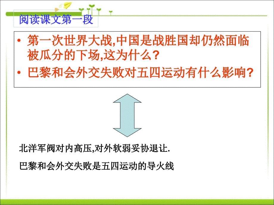 部编八上历史五四爱国运动和中国共产党的成立ppt课件_第5页