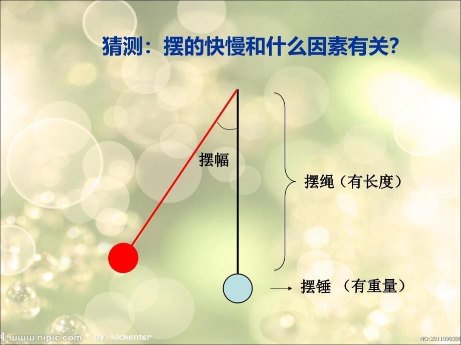 教科版五年级科学下册第三单元《第6课摆的研究》_第5页