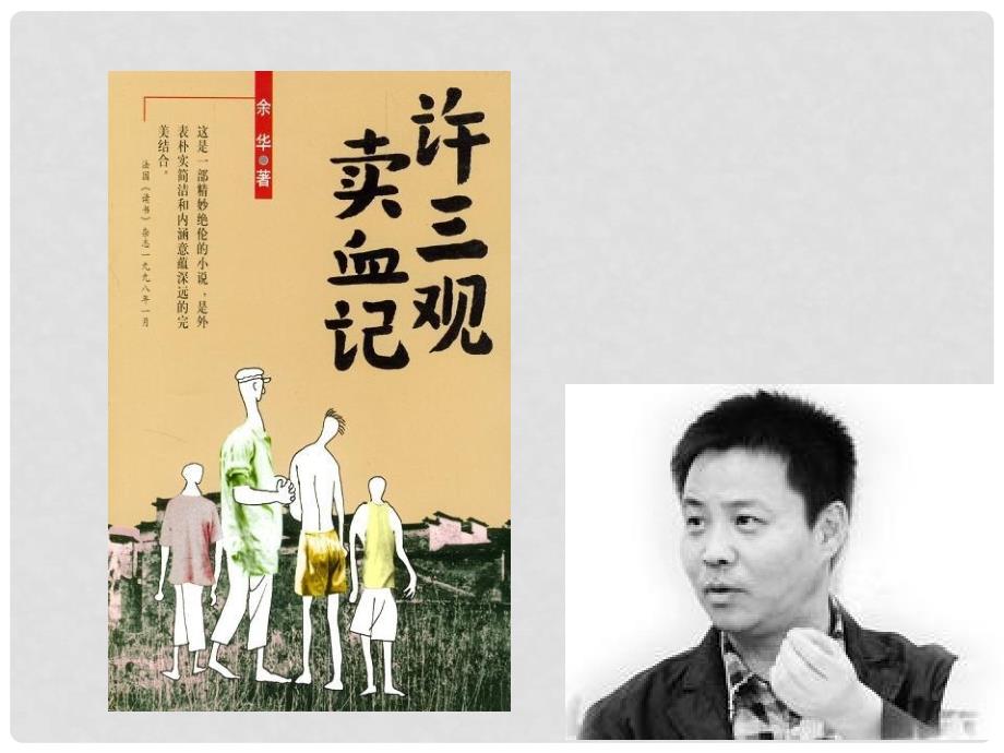 高中语文 2.8《许三观卖血记》课件 北京版必修1_第1页