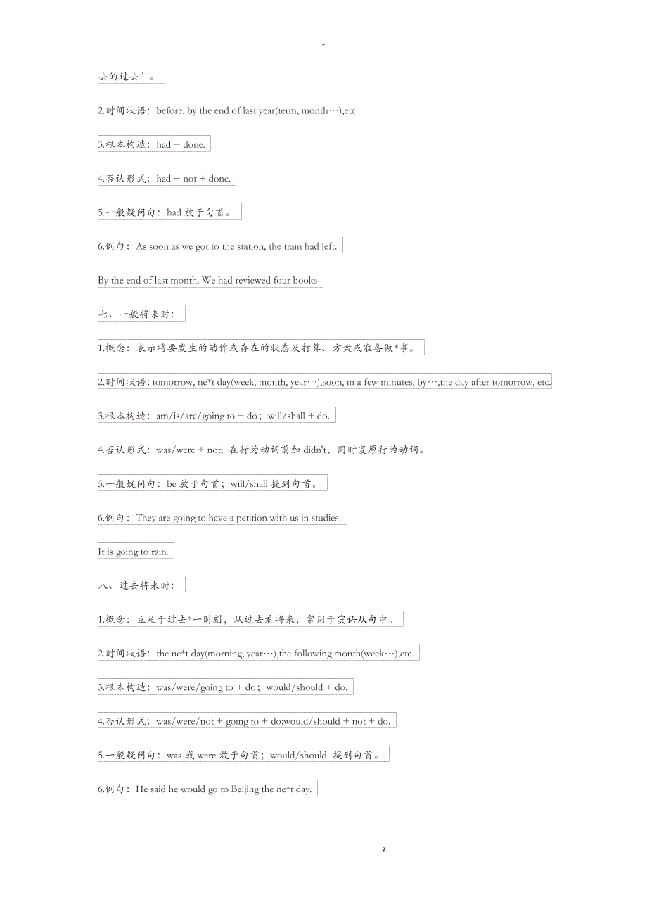 英语中常见的八种基本时态_第3页