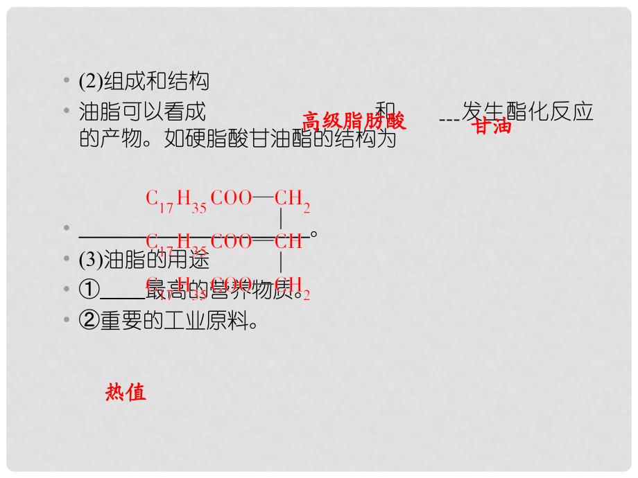 高考化学 9.4油脂 糖类 蛋白质和氨基酸备考课件 苏教版_第4页