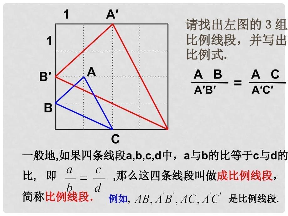 九年级数学上册 22.1 比例线段（第2课时）课件 （新版）沪科版_第5页