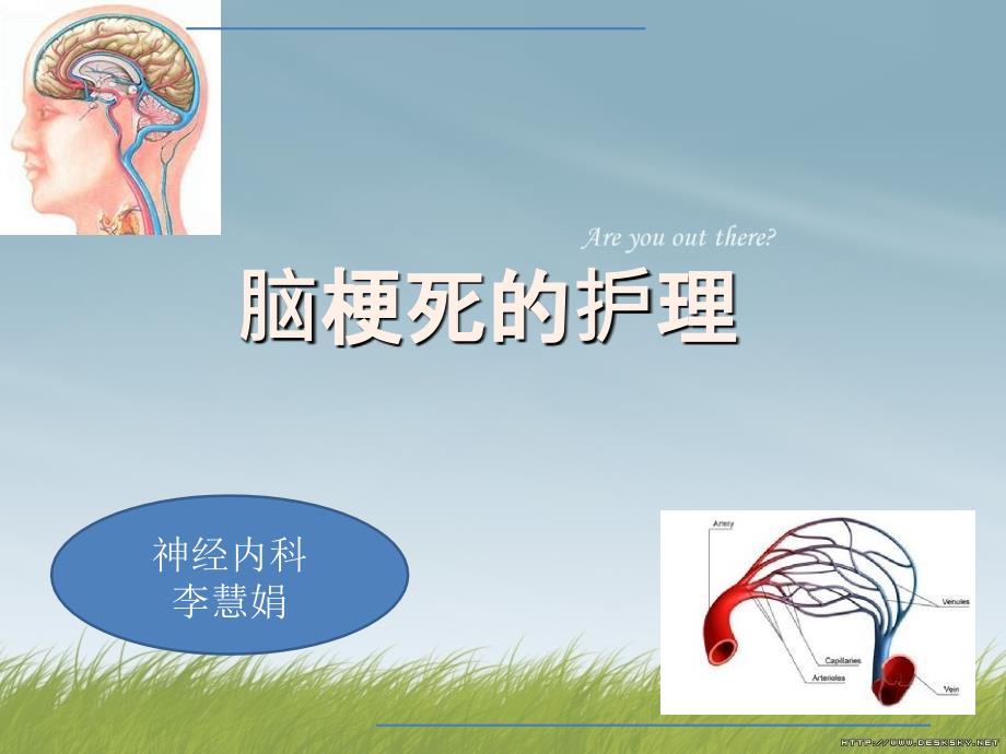 脑梗死的护理内容PPT_第1页