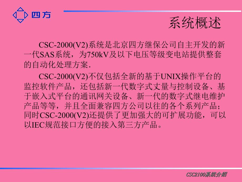 CSCV变电站自动化系统ppt课件_第2页