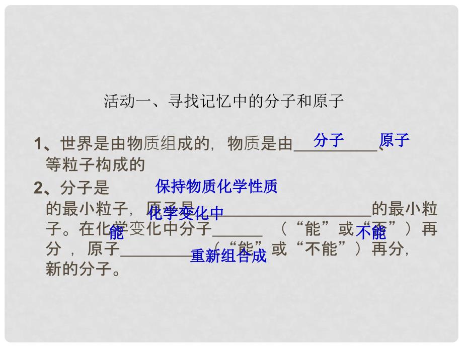 九年级化学上册人教新课标4.1原子的构成课件人教新课标版_第3页