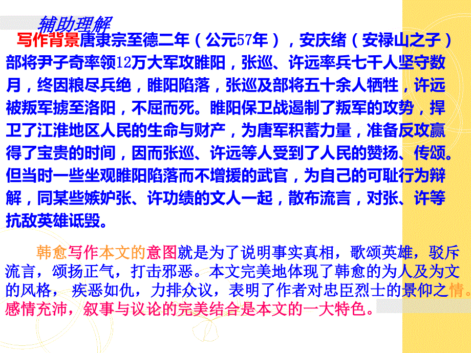 张中丞传后叙公开课ppt课件_第4页