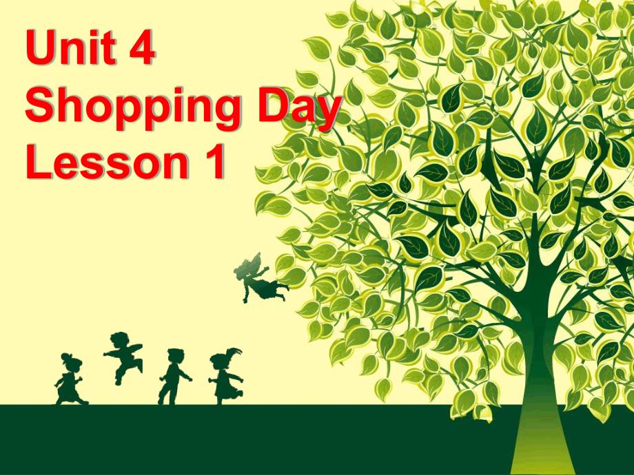 五年级上册英语课件Unit4ShoppingDayLesson12人教新起点共16张_第1页