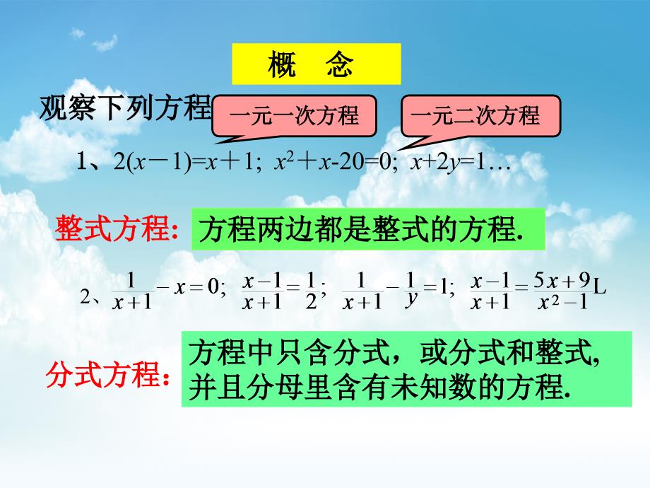 最新【浙教版】七年级数学下册： 分式方程(第1课时)课件_第3页