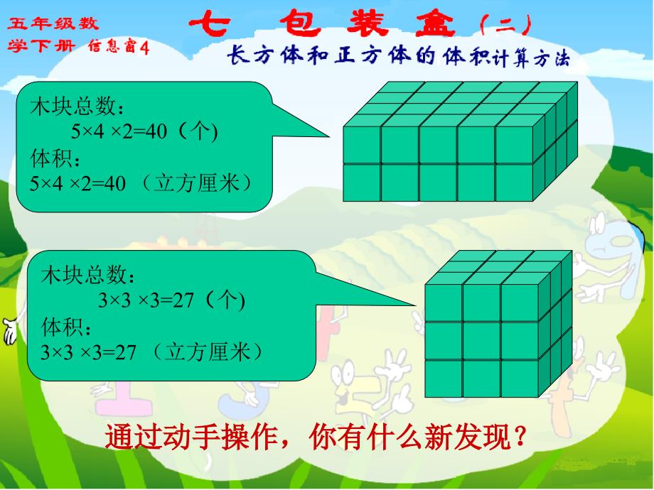 信息窗4长方体和正方体的体积计算方法_第4页