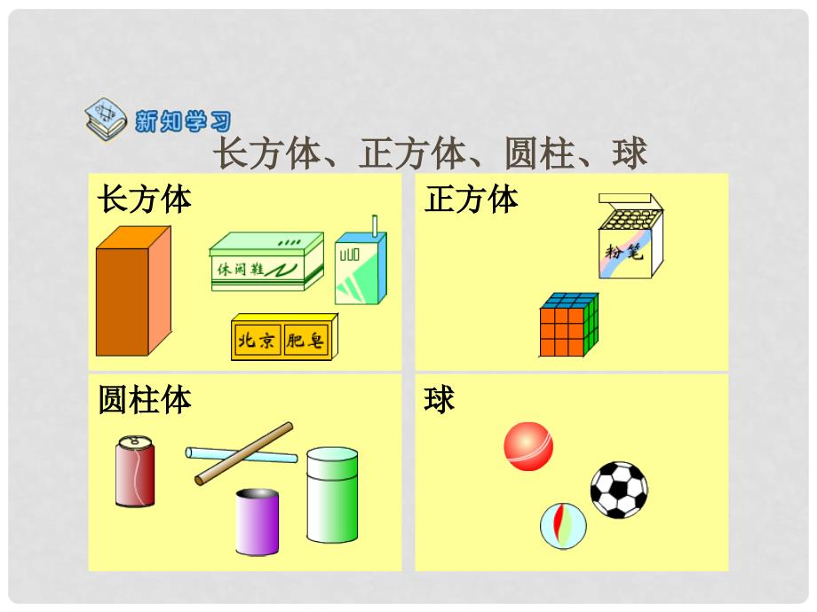 一年级数学上册 认识立体图形 1课件 人教新课标版_第3页