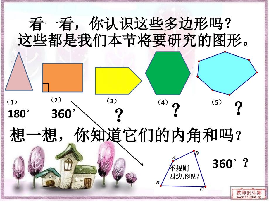 复旦中学赵丽娜课件大赛多边形内角和_第3页