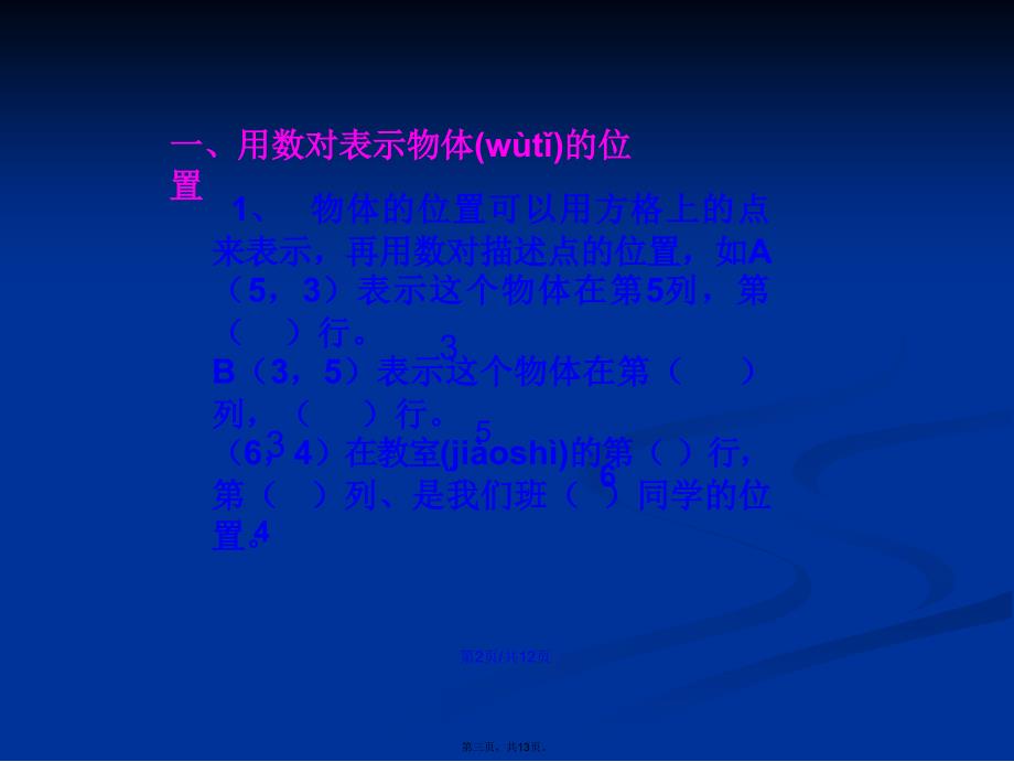 人教六年级数学下册总复习图形与位置学习教案_第3页